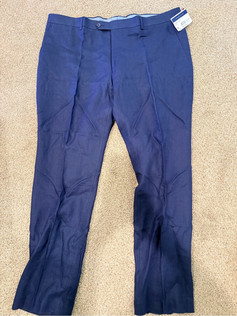 Tommy Hilfiger Men's Navy Blue Dress Pants